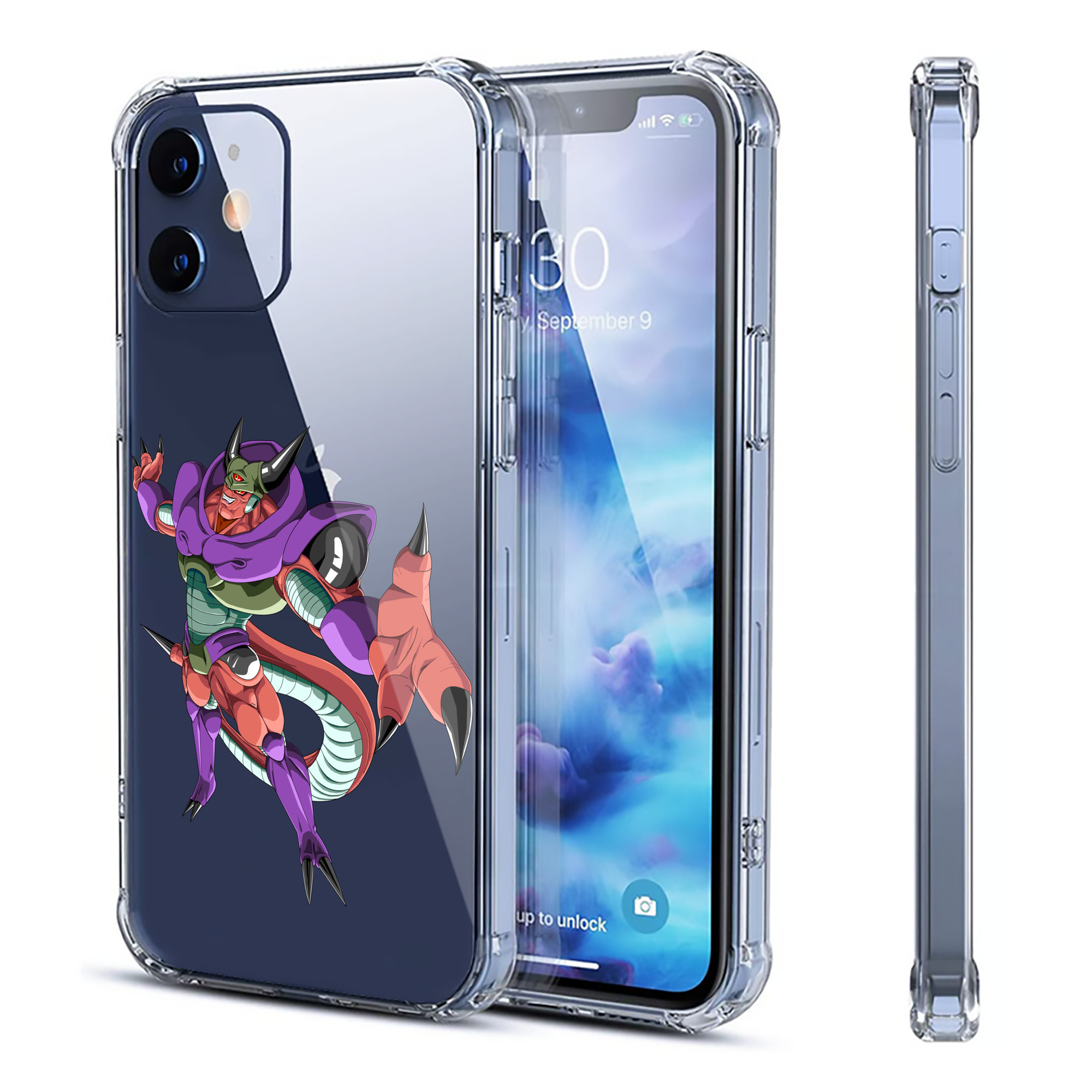 （画像用） ドラゴンボール ジャネンバ DRAGON BALL Janemba 【iPhone 12シリーズ対応】透明スマホケース（クリアソフトケース）